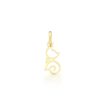 pingente-ouro-10k-pet Pingente Ouro 10K Pet - Gato