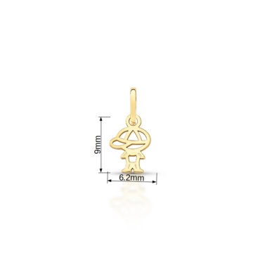 pingente-ouro-10k-menino Pingente Ouro 10k Menino
