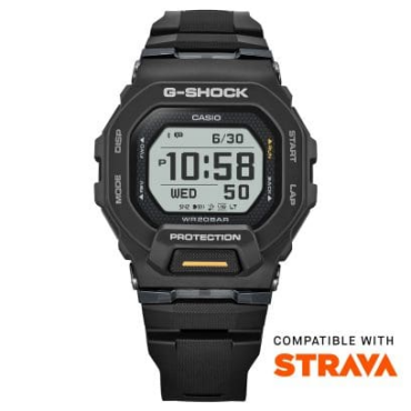GBD-200-1A1_2 Foto do Relógio Casio G-Shock GBD-200-1A1 G-Squad preto original fitness Bluetooth com contador de passos e acelerômetro 3 eixos para uso masculino esportivo. strava