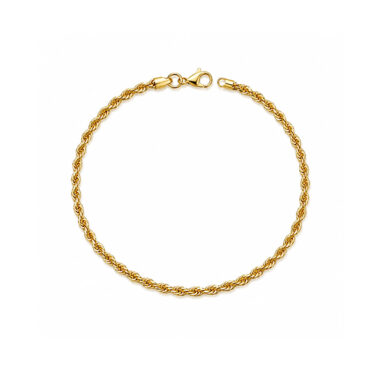 pulseira-ouro-18k-04459306 Foto da Pulseira Ouro 18K com elo cordão baiano original feminina 19cm com fecho cadeado para uso elegante tradicional.