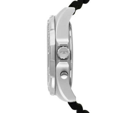 relogio-technos-WT2050AYN2P_2 Foto do Relógio Technos Skydiver WT2050AYN/2P prata preto original masculino ana digi com pulseira silicone preta aro giratório e resistência 150m para uso esportivo.