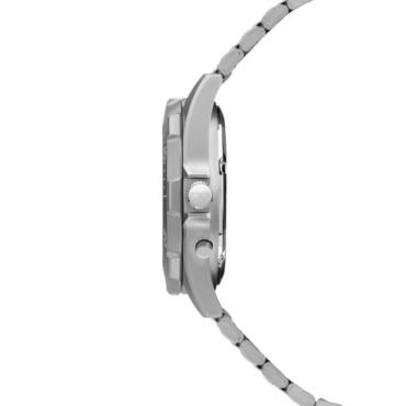 relogio-technos-WT2060AB1V- Foto do Relógio Technos Skydiver WT2060AB/1V prata original masculino ana digi com pulseira aço inoxidável mostrador preto e resistência 150m para uso esportivo.