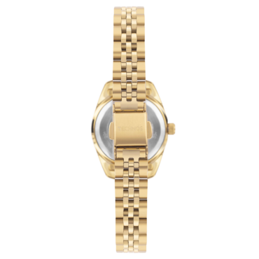 relogio-technos-feminino-VX3JAF1X_2 Foto do Relógio Technos Crystal VX3JAF/1X dourado original feminino com mostrador dourado cristais brilhantes e pulseira aço inoxidável dourada para uso elegante.
